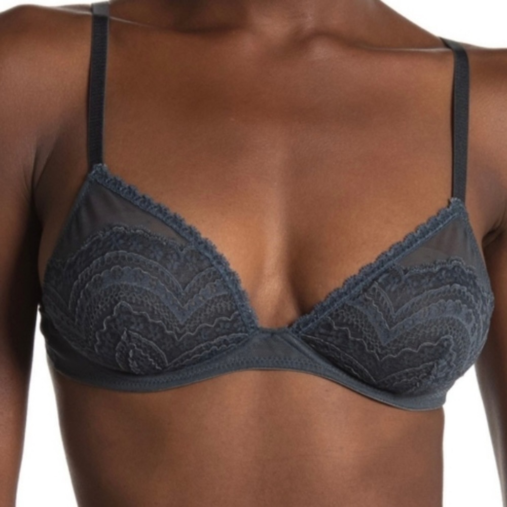 Free People Galloon Lace Underwire Bra Storm